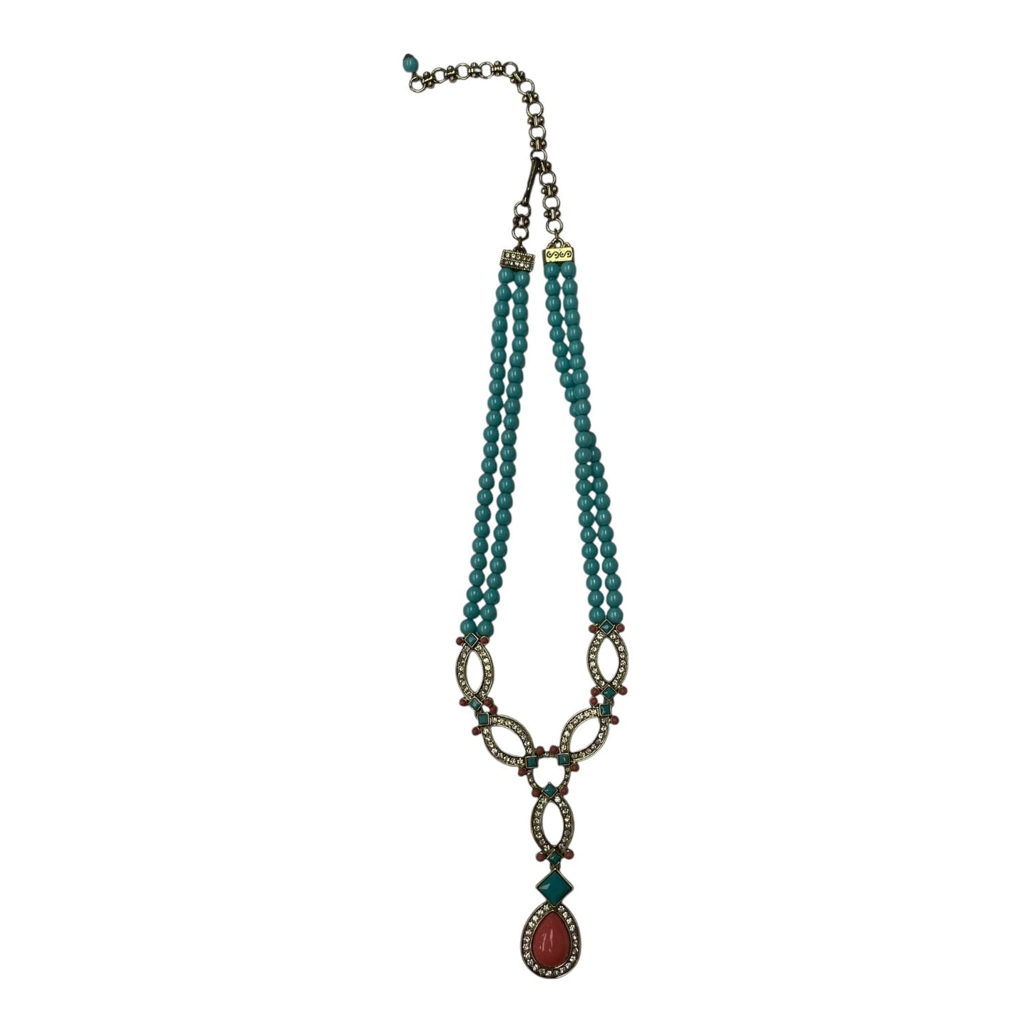 Necklace Statement By Cma In Aqua