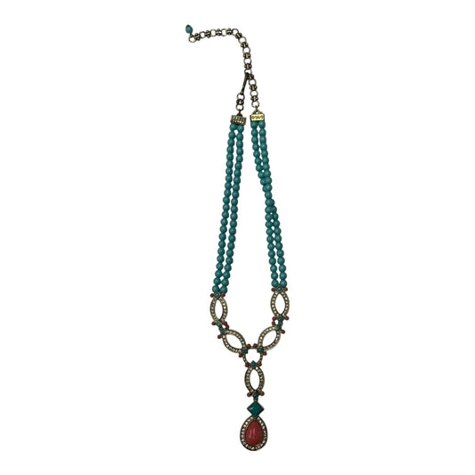 Necklace Statement By Cma In Aqua