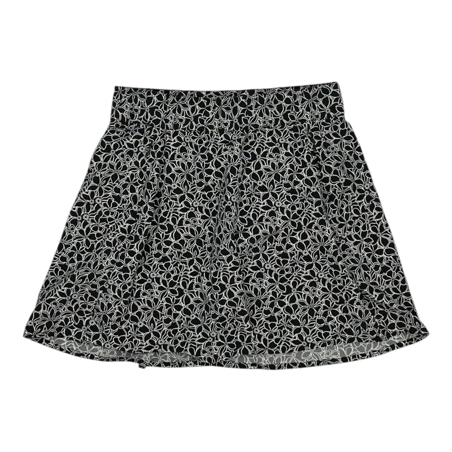 Athletic Skort By Talbots In Black & White, Size:Xs