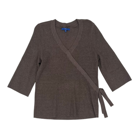 Sweater By Apt 9 In Brown, Size:L