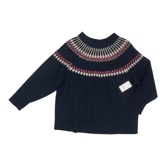 Sweater By Croft And Barrow In Navy, Size:1X