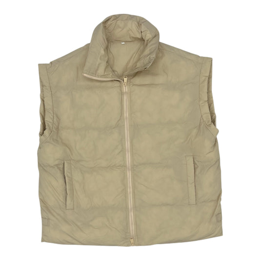 Vest Puffer & Quilted By Cmf In Tan, Size:Xl