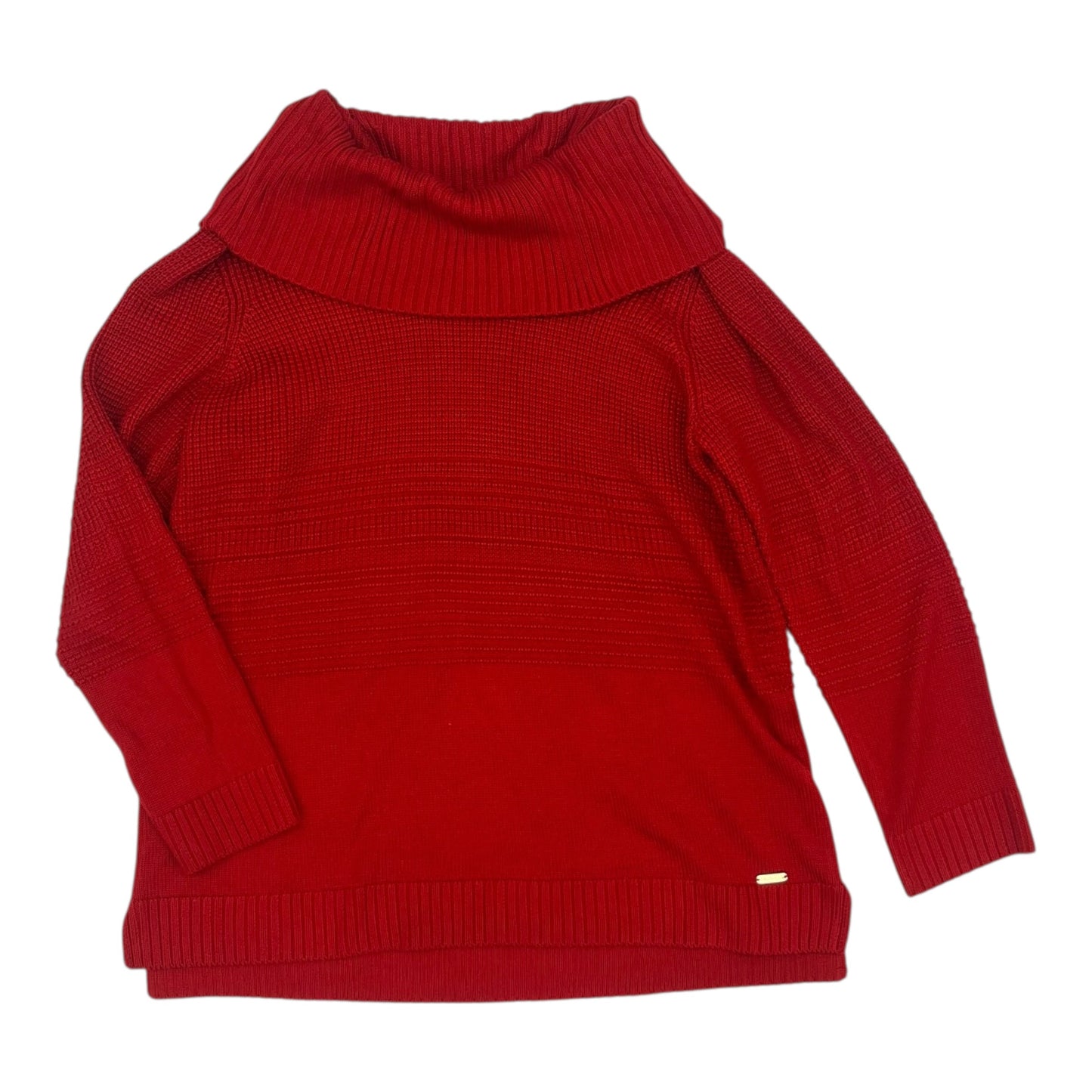 Sweater By Calvin Klein In Red, Size:L
