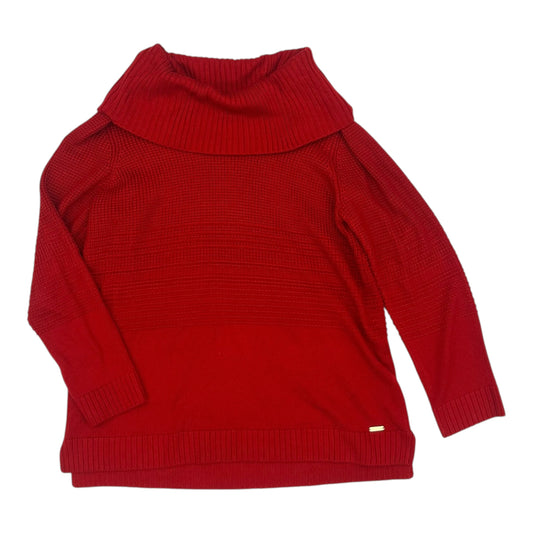 Sweater By Calvin Klein In Red, Size:L