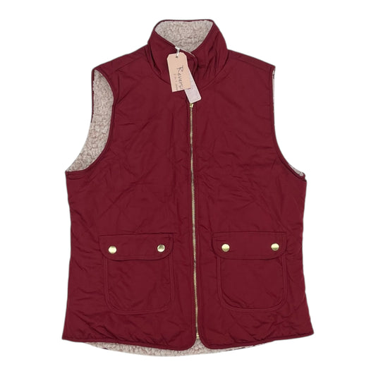 Vest Puffer & Quilted By Love Tree In Red, Size:M