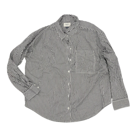 Blouse Ls By American Eagle In Black & White, Size:M