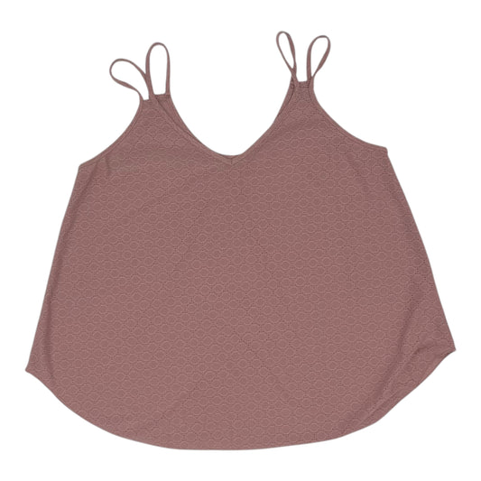 Top Sleeveless By Clothes Mentor In Pink, Size:Xl