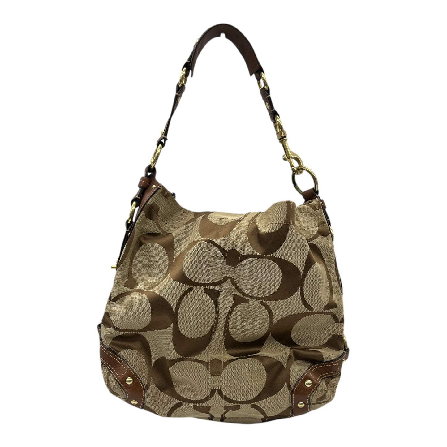 Handbag Designer By Coach In Brown, Size:Medium