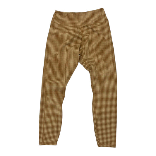 Athletic Leggings By Madewell In Brown, Size:L