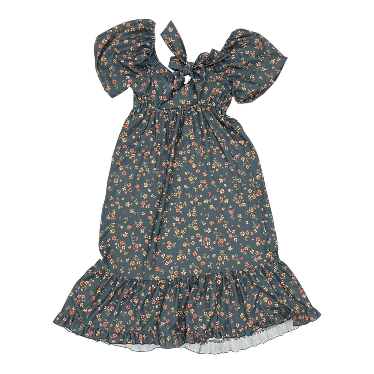 Dress Casual Midi By Cme In Green, Size:S