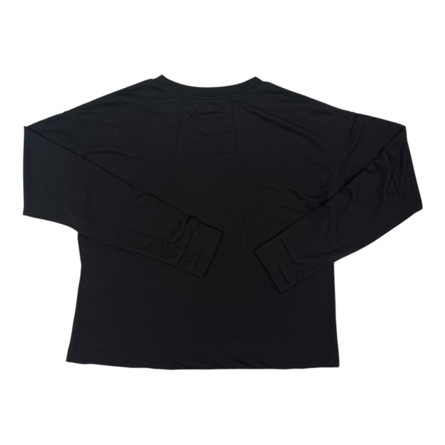 Athletic Sweatshirt Crewneck By Tek Gear In Black, Size:L