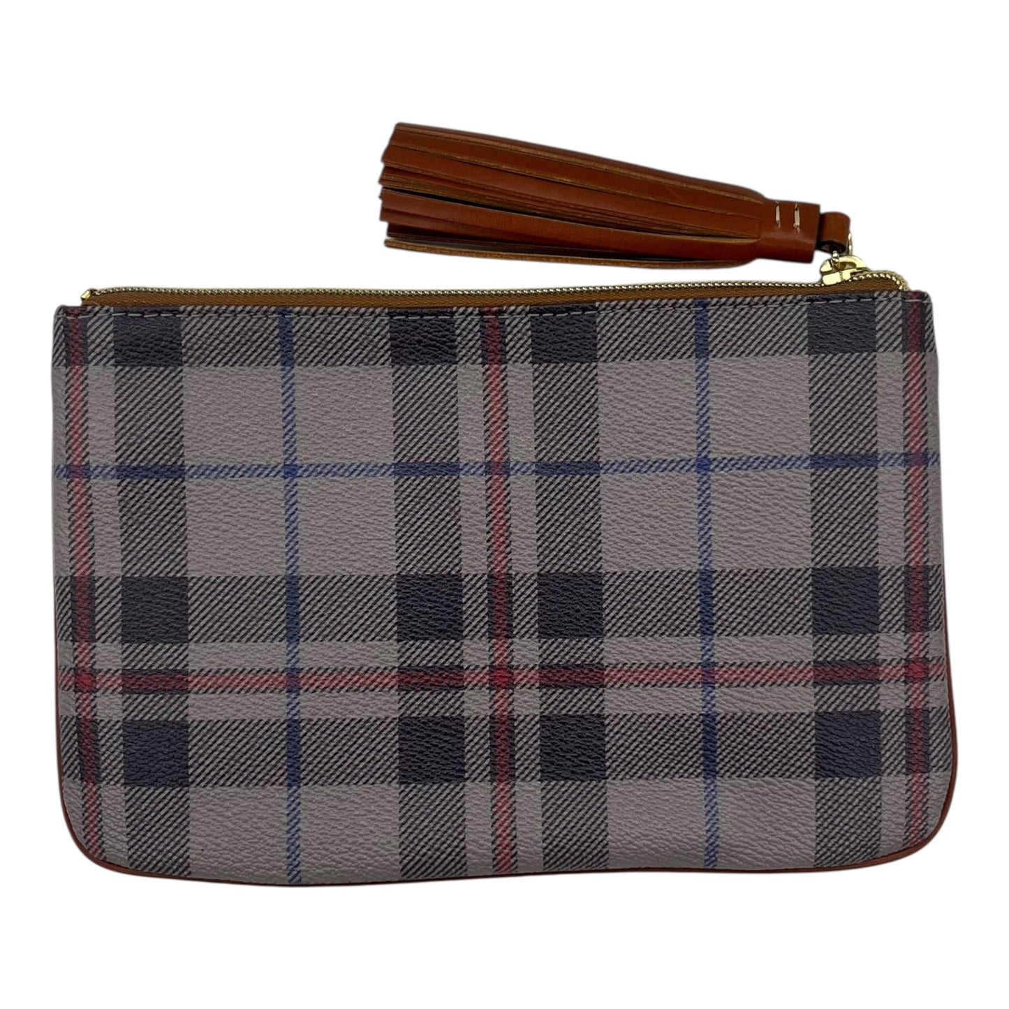 Wristlet Designer By Dooney And Bourke In Plaid Pattern, Size:Medium