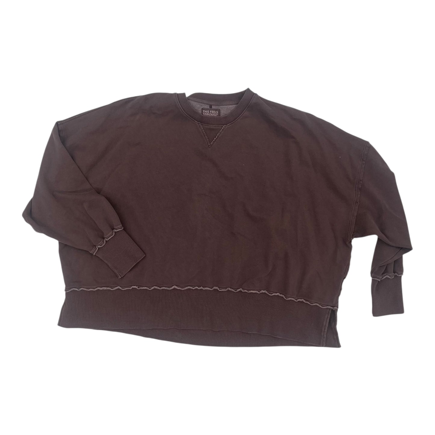 Sweatshirt Crewneck By American Eagle In Purple, Size:M
