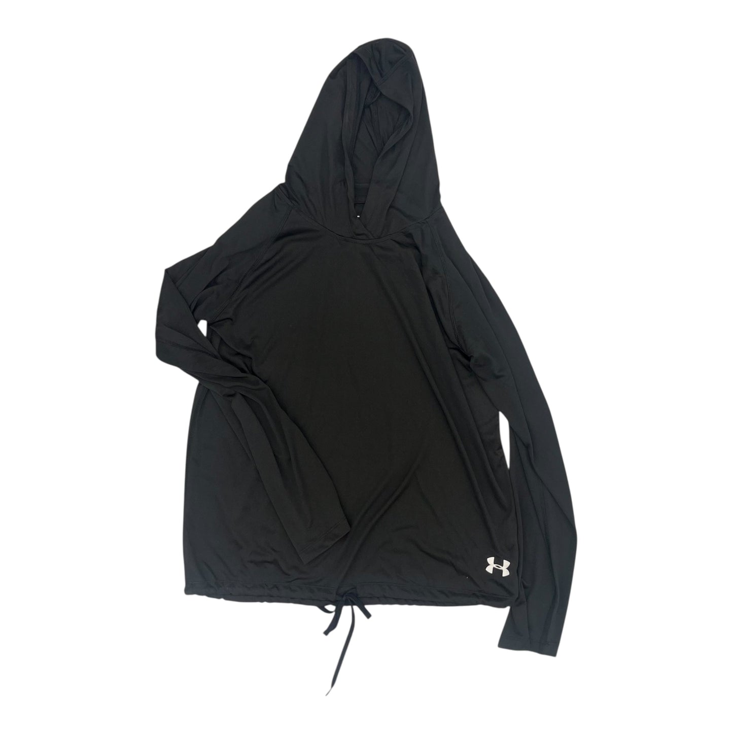 Athletic Top Ls Hoodie By Under Armour In Black, Size:L