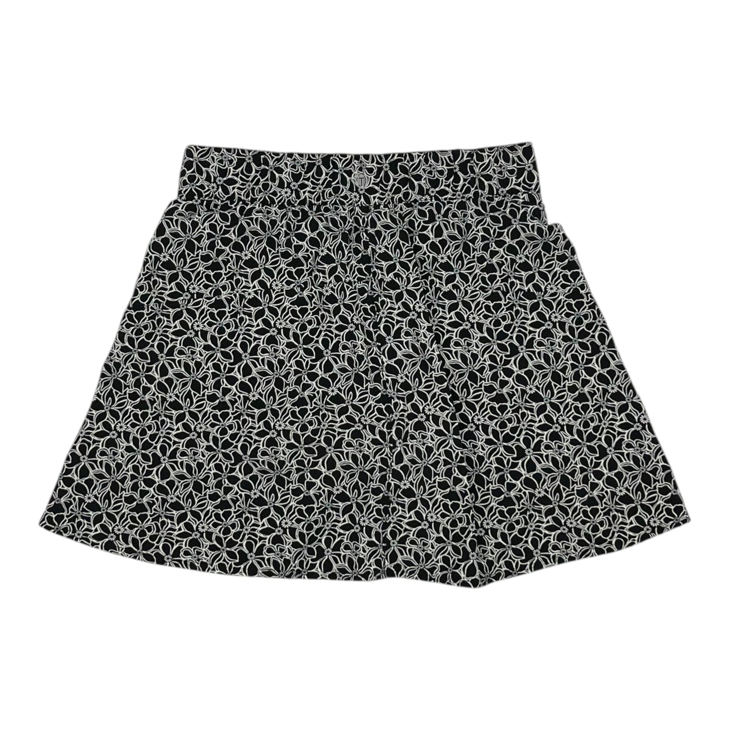 Athletic Skort By Talbots In Black & White, Size:Xs
