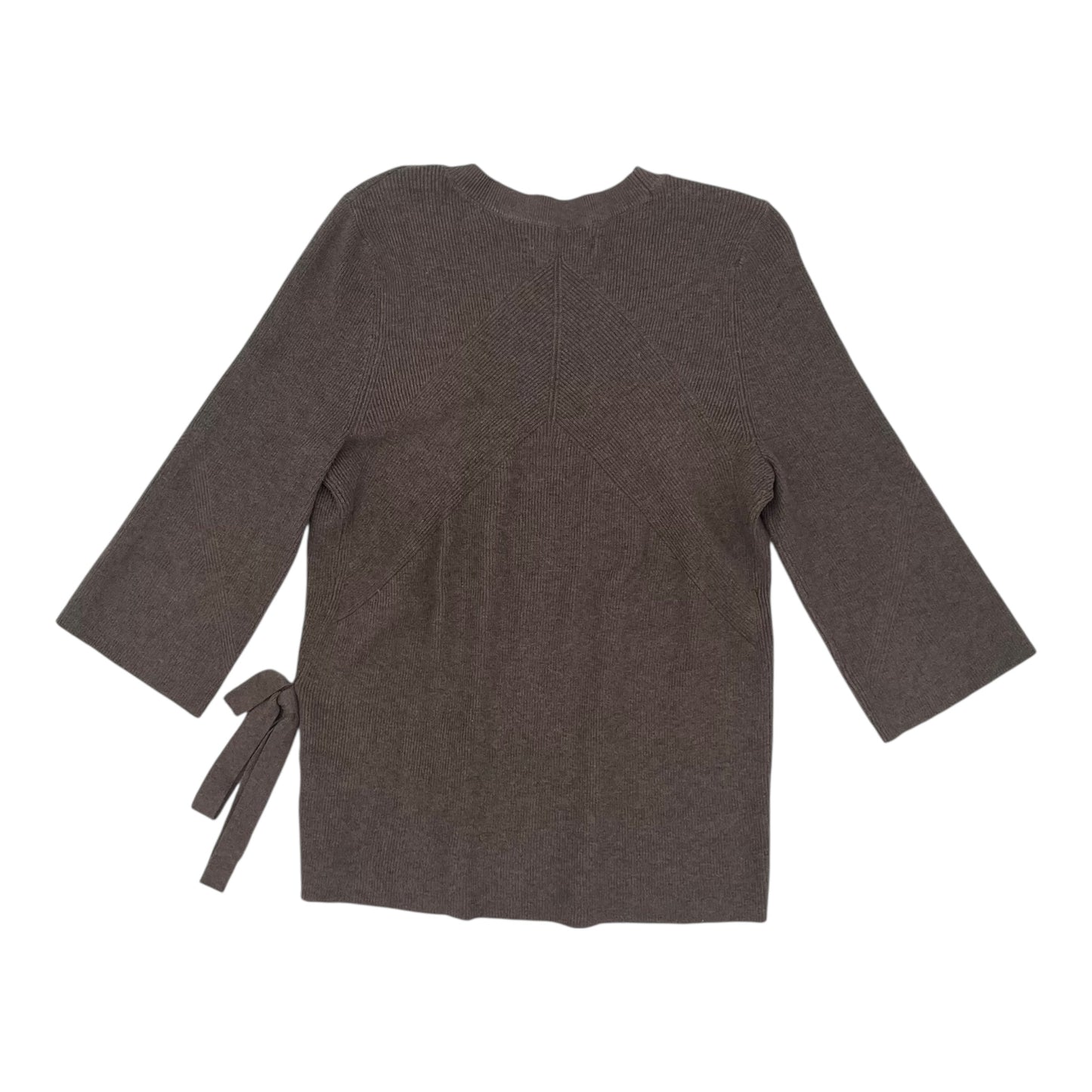 Sweater By Apt 9 In Brown, Size:L