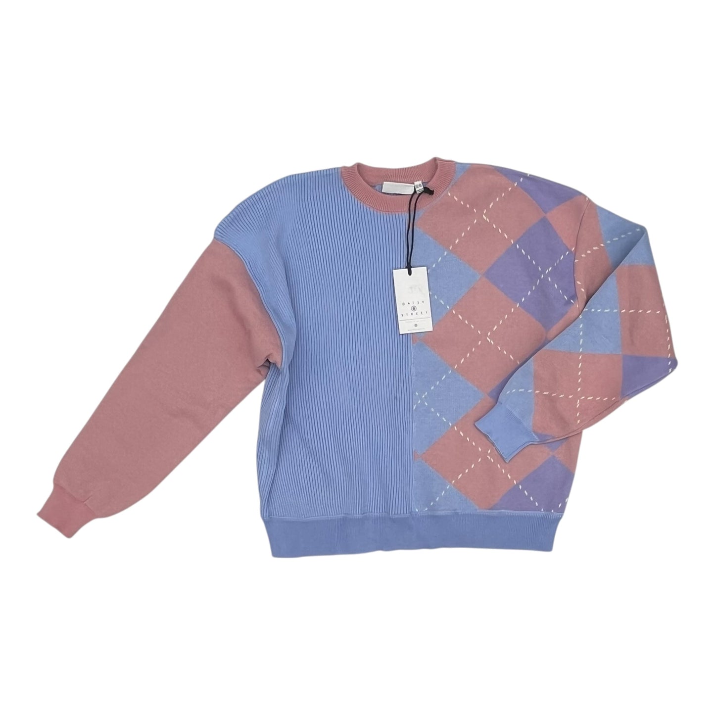 Sweater By Clothes Mentor In Blue & Pink, Size:Xxl