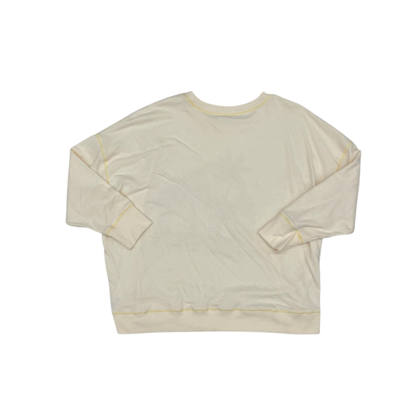 Sweatshirt Crewneck By Maurices In Yellow, Size:2X