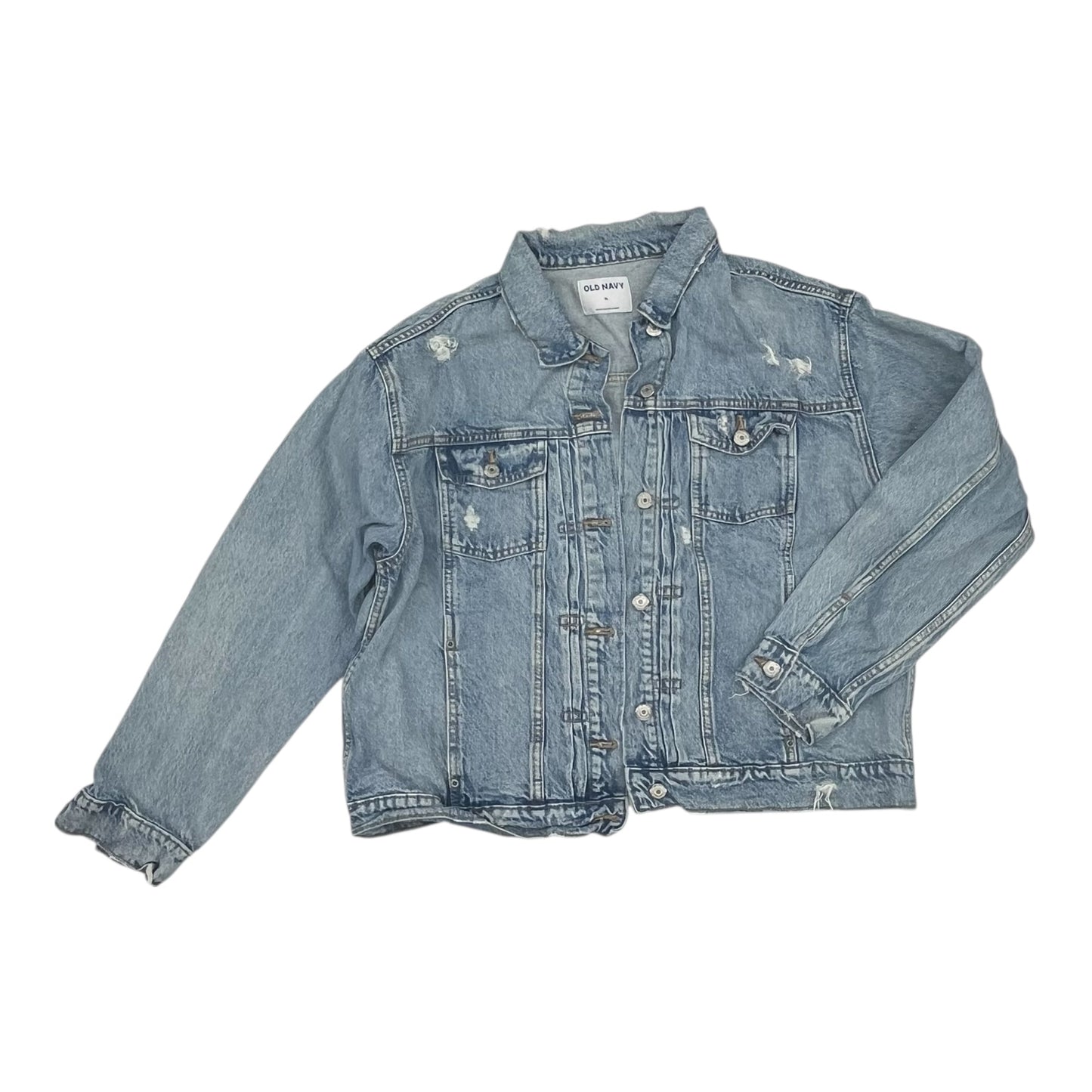 Jacket Denim By Old Navy In Blue Denim, Size:Xl