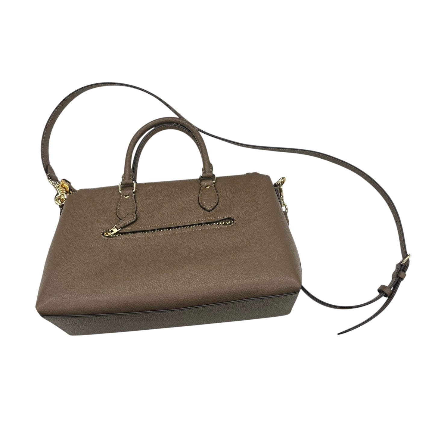 Handbag Designer By Coach In Brown, Size:Medium