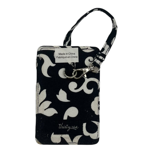 Luggage Id Tag By Thirty One In Black & Cream