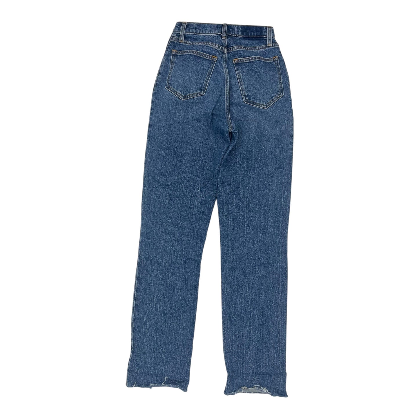 Jeans Straight By Abercrombie And Fitch In Blue Denim, Size:0