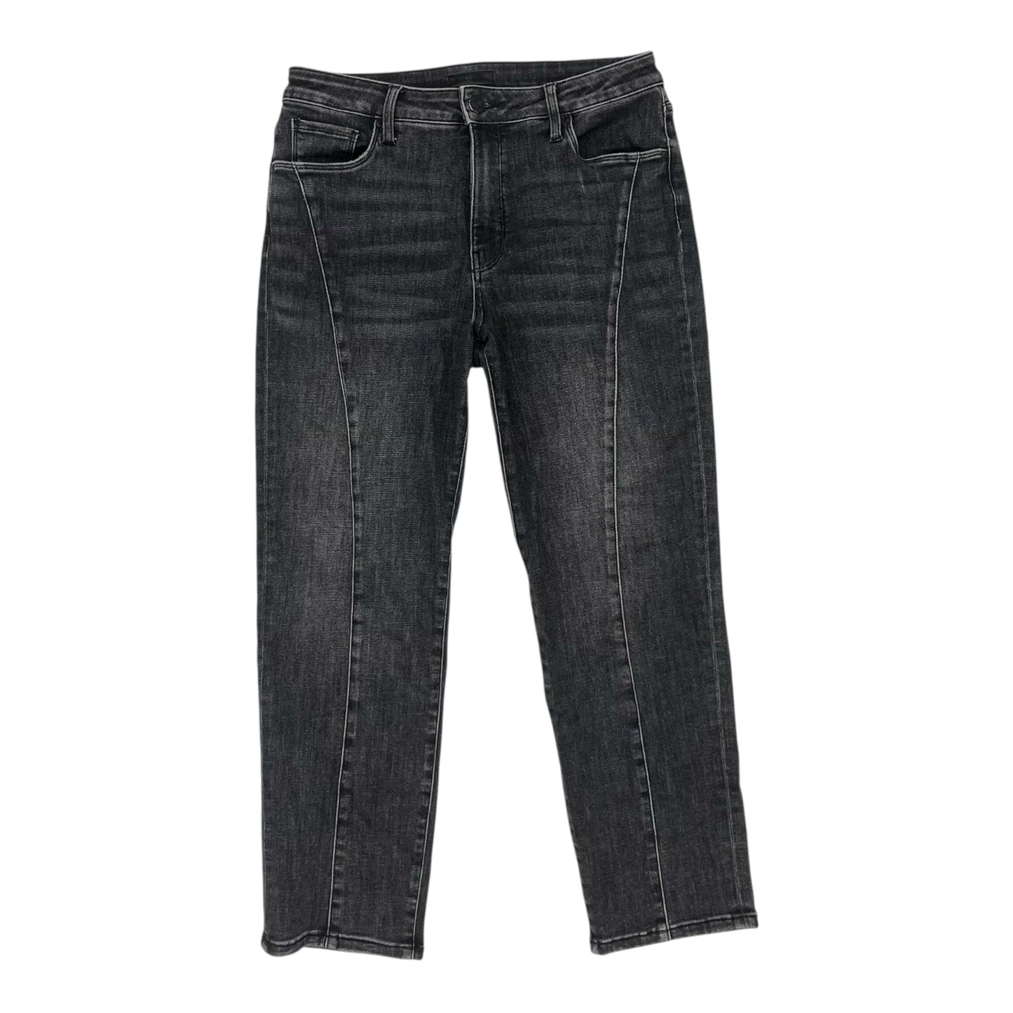 Jeans Skinny By Kut In Black Denim, Size:10
