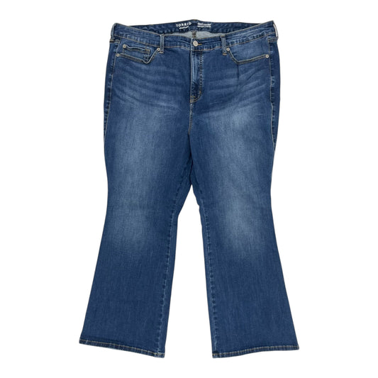 Jeans Boot Cut By Torrid In Blue Denim, Size:22