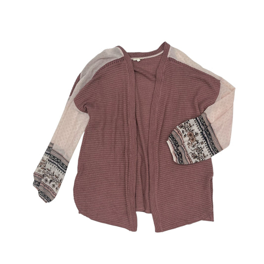 Cardigan By Maurices In Pink, Size:Xxl