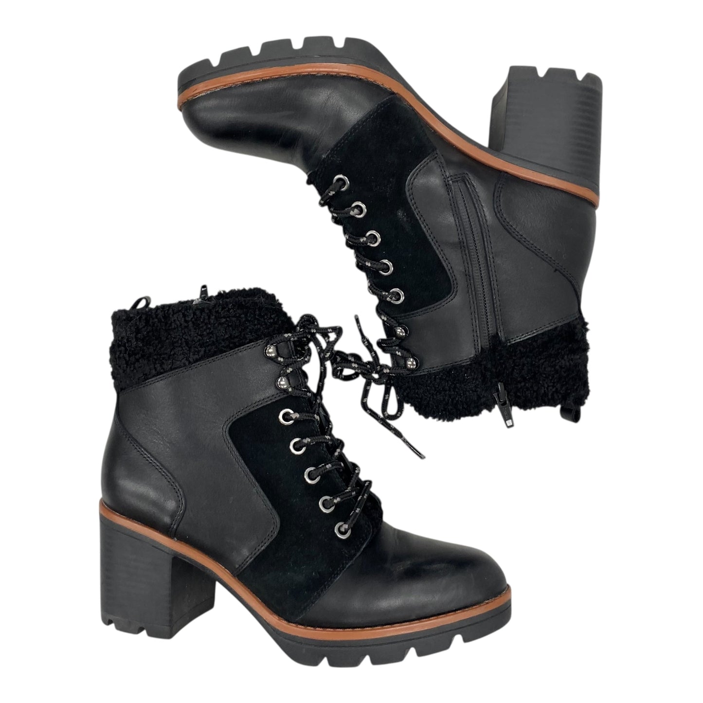 Boots Ankle Heels By Naturalizer In Black, Size:8