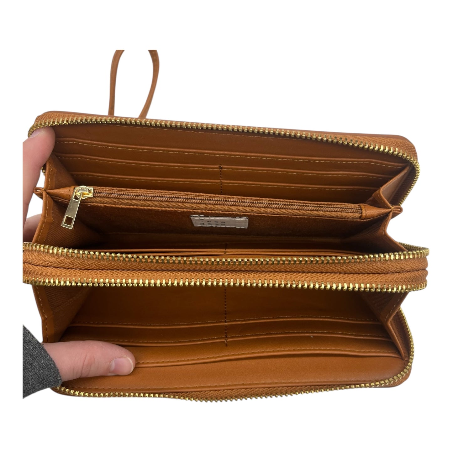 Wallet By A New Day In Brown & Cream, Size:Large