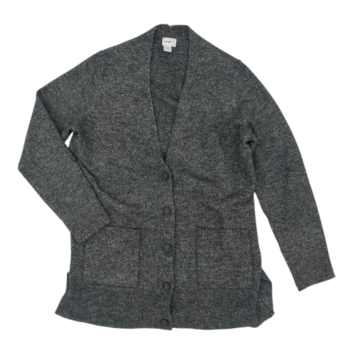 Sweater Cardigan By Old Navy In Grey, Size:M