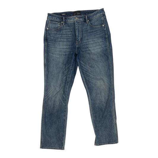 Jeans Straight By White House Black Market In Blue Denim, Size:14L