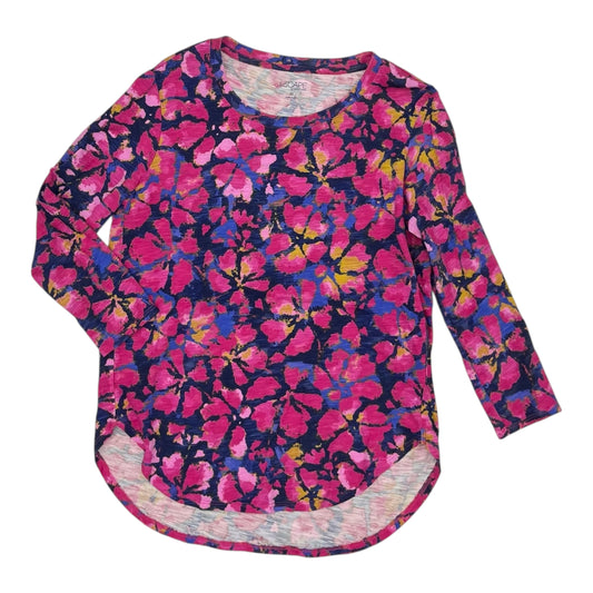 Top 3/4 Sleeve By Habitat In Blue & Pink, Size:Xs