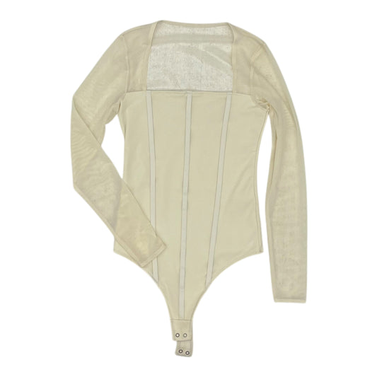 Bodysuit By Abercrombie And Fitch In Cream, Size:S