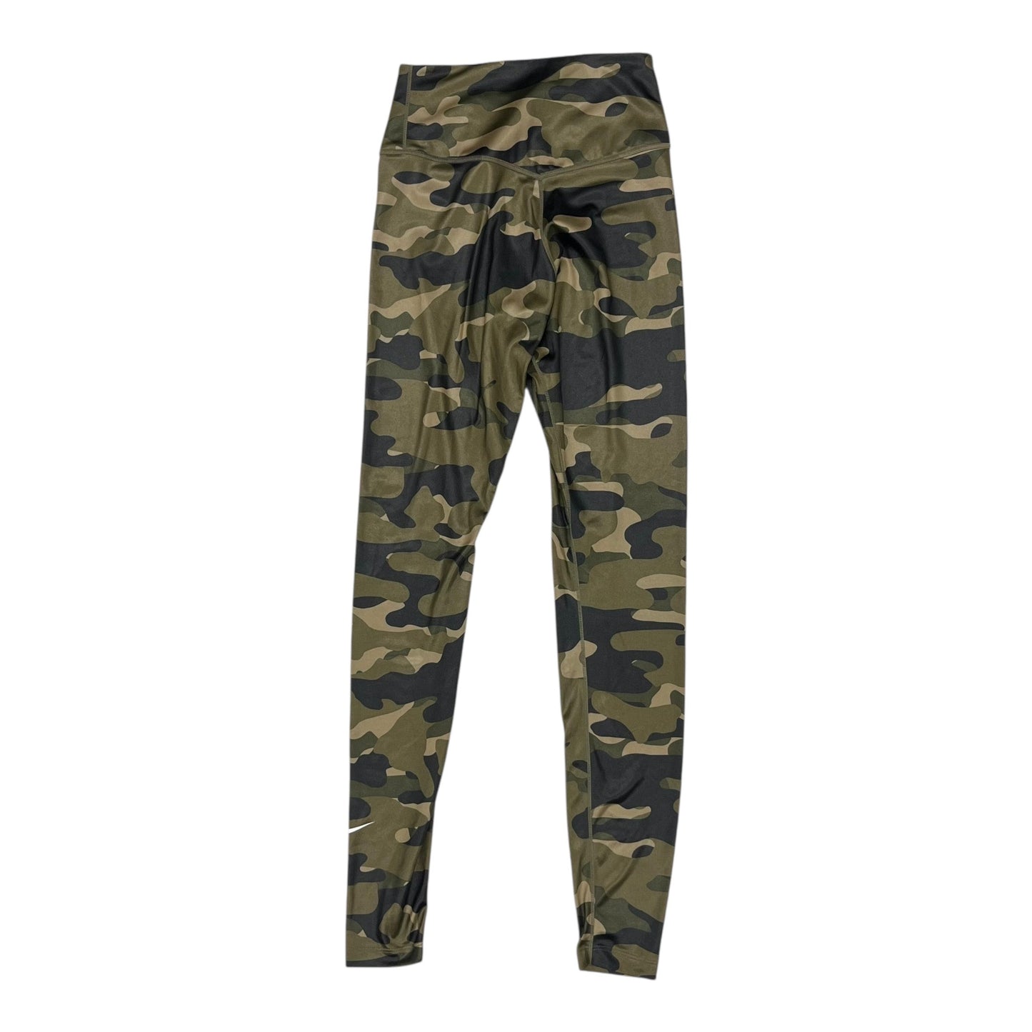 Athletic Leggings By Nike Apparel In Camouflage Print, Size:Xs