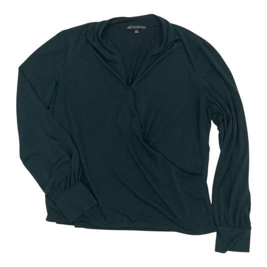 Blouse Ls By Adrianna Papell In Green, Size:L