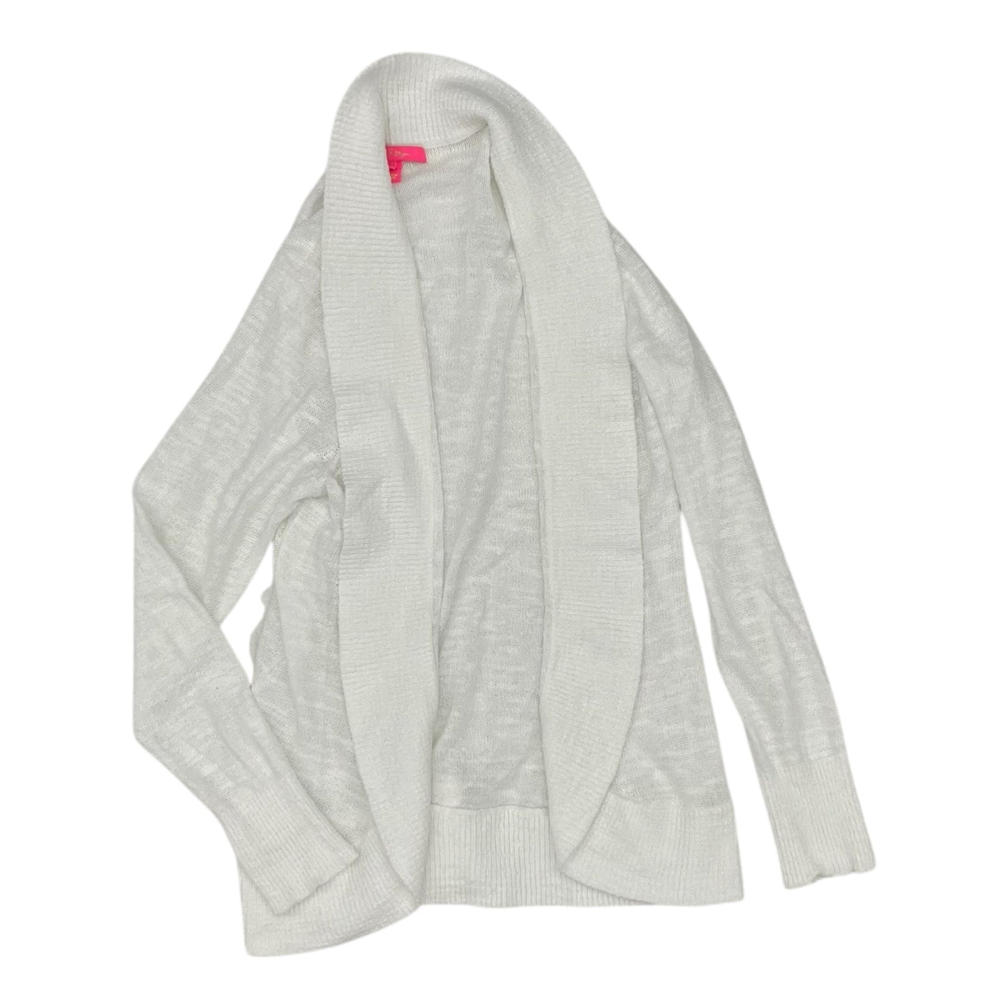 Cardigan Designer By Lilly Pulitzer In White, Size:Xl