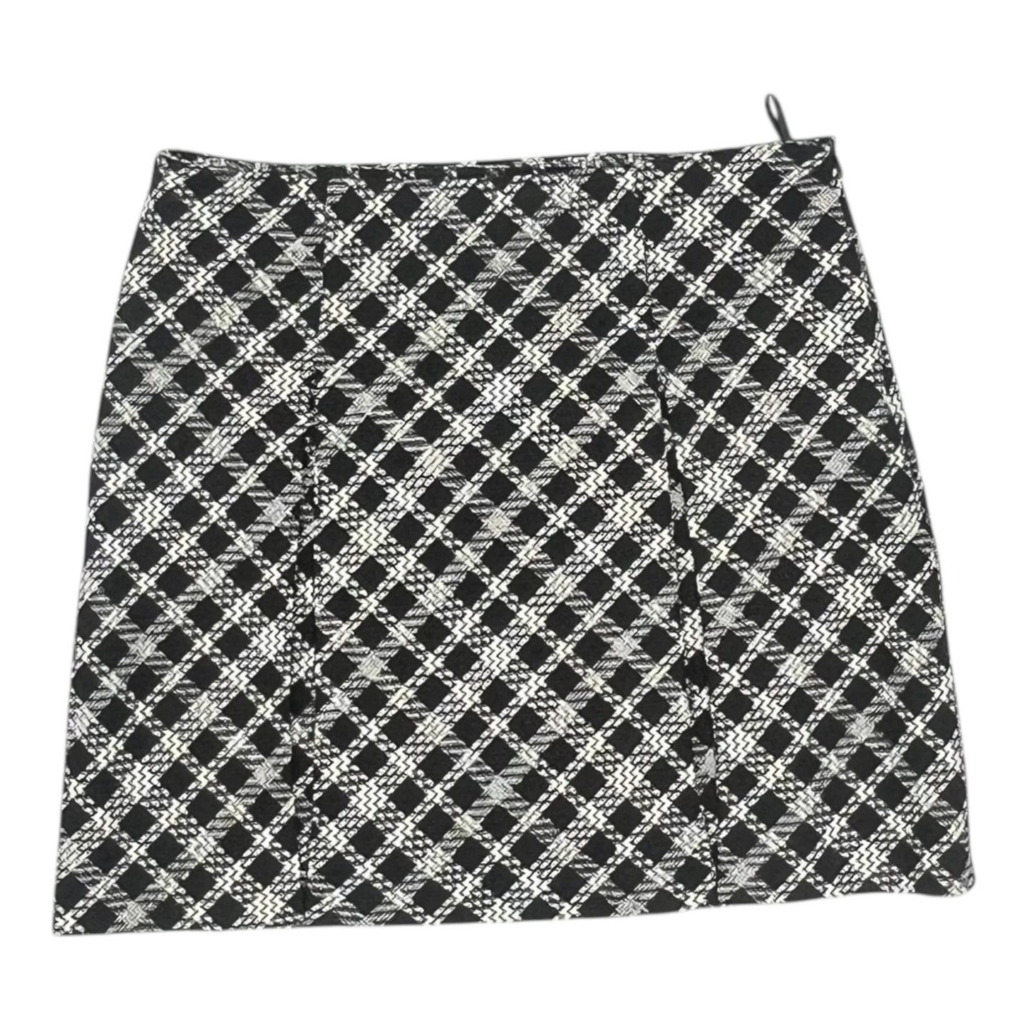Skirt Designer By Karl Lagerfeld In Black & White, Size:14