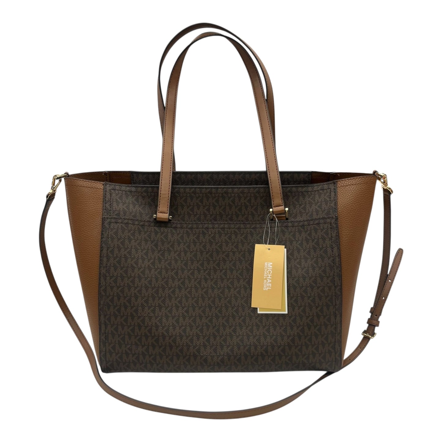 Handbag Designer By Michael Kors In Brown, Size:Large