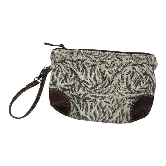 Wristlet By Myra In Brown & Cream, Size:Medium
