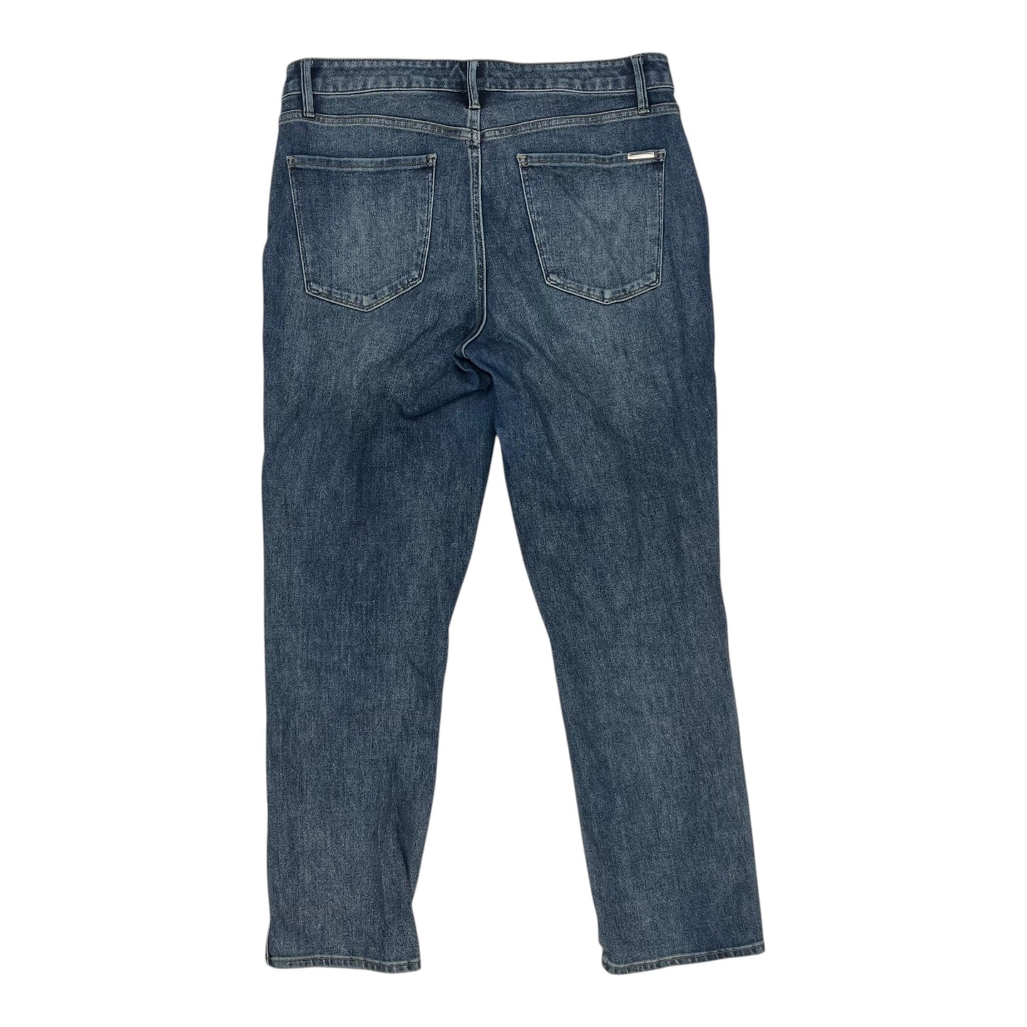 Jeans Straight By White House Black Market In Blue Denim, Size:14L