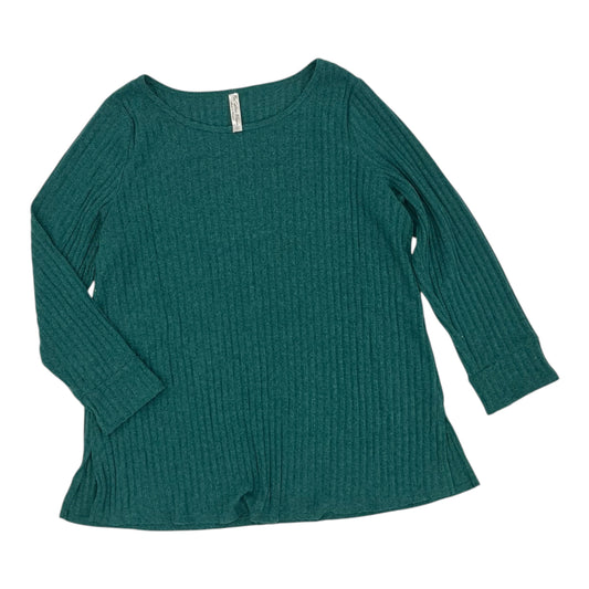 Top Ls By Perseption Concept In Green, Size:2X