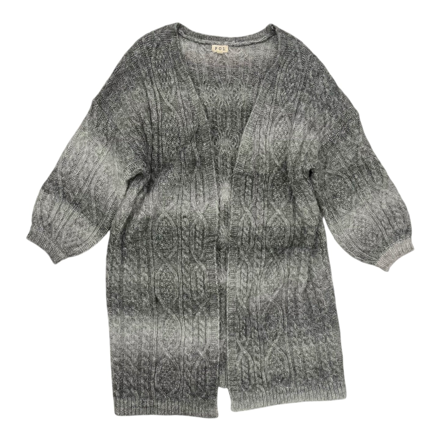 Sweater Cardigan By Pol In Grey, Size:Xs