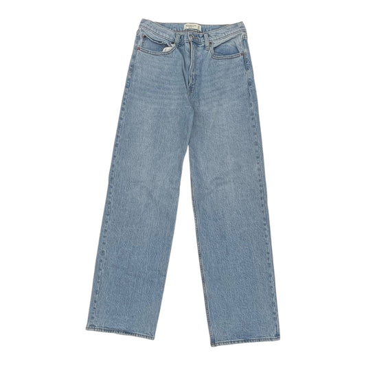 Jeans Straight By Abercrombie And Fitch In Blue Denim, Size:10L