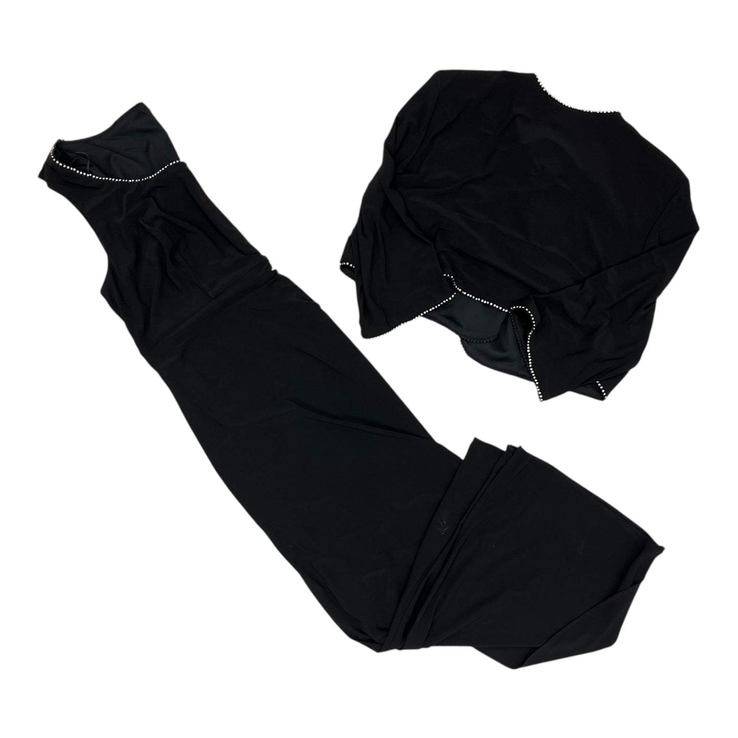 Dress Set 2Pc By R And M Richards In Black, Size:20