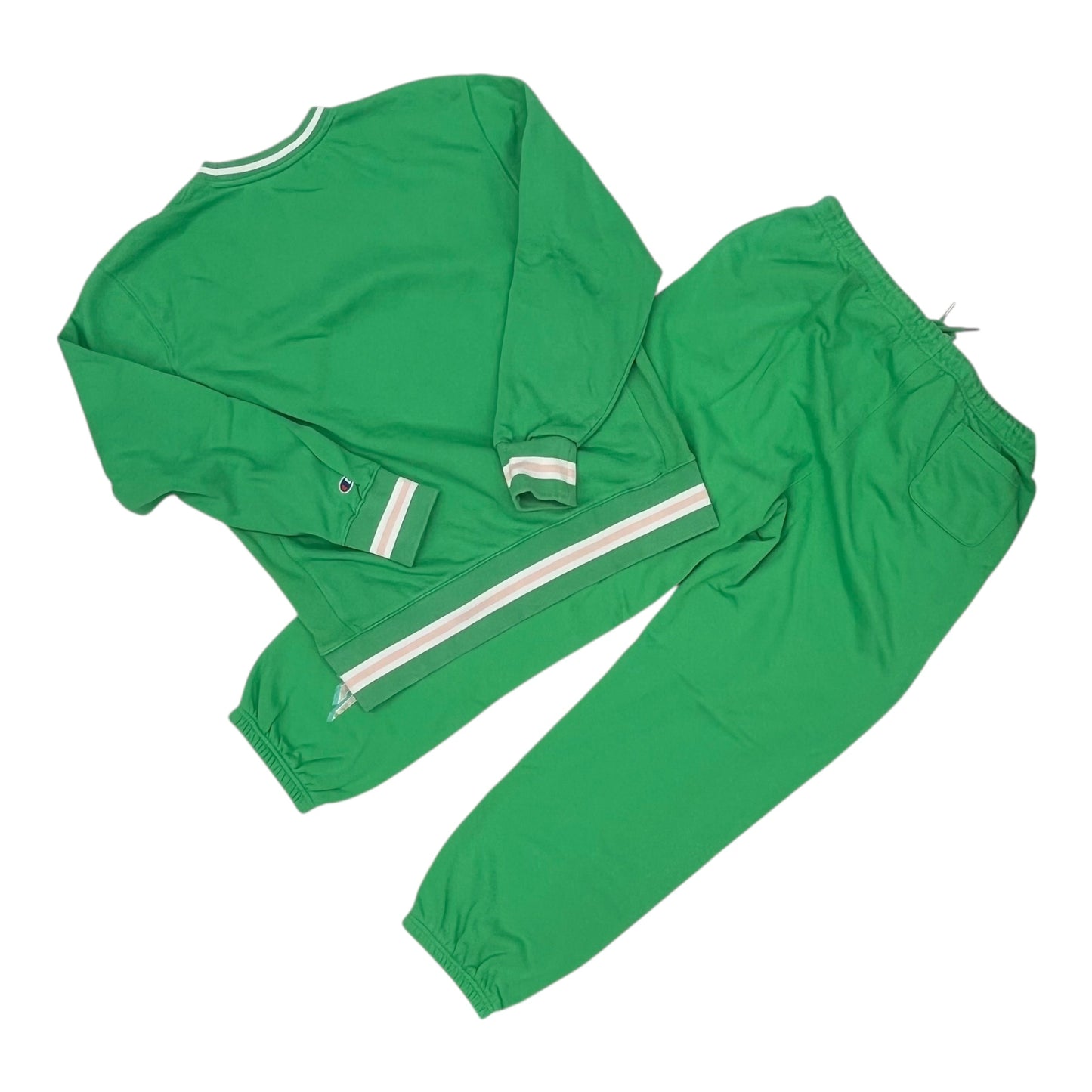 Lounge Set Pants By Champion In Green, Size:L