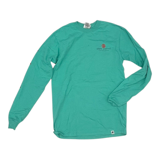 Top Ls By Simply Southern In Blue, Size:S