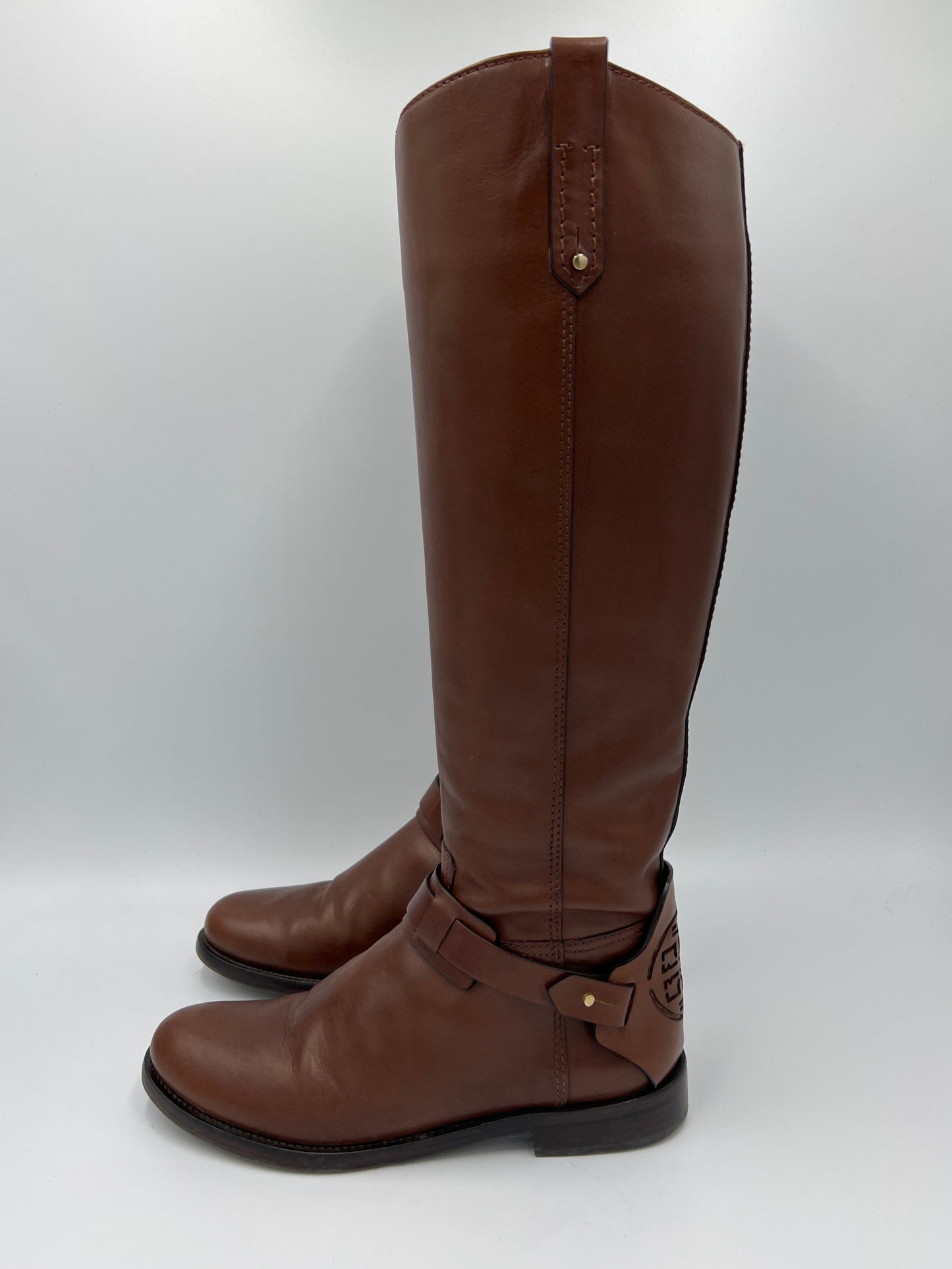 Tory Burch Almond Derby Riding Boots  Size: 6