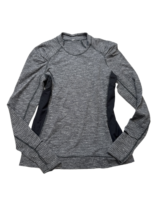 Athletic Top Long Sleeve Collar By Lululemon  Size: S